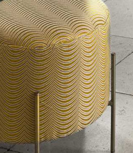 tissu ameublement Daum design graphique style Art Dco de Casal, pour chaise, fauteuil, canap, coussins et rideaux, vendu par la rime des matieres, bon plan tissu et frais de port offerts
