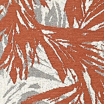 tissu ameublement Montero aquaclean anti-tache, non feu et lavable motif feuilles de palmier, de Casal, pour chaise, fauteuil et canapé, rideau et coussin, vendu par la rime des matieres, bon plan tissu et frais de port offerts
