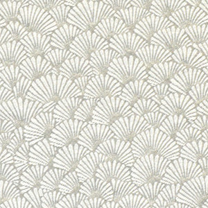 tissu Nymphea petit motif ventails japonais, de Casal, pour chaise, fauteuil, canap et coussins, vendu par la rime des matieres, bon plan tissu et frais de port offerts