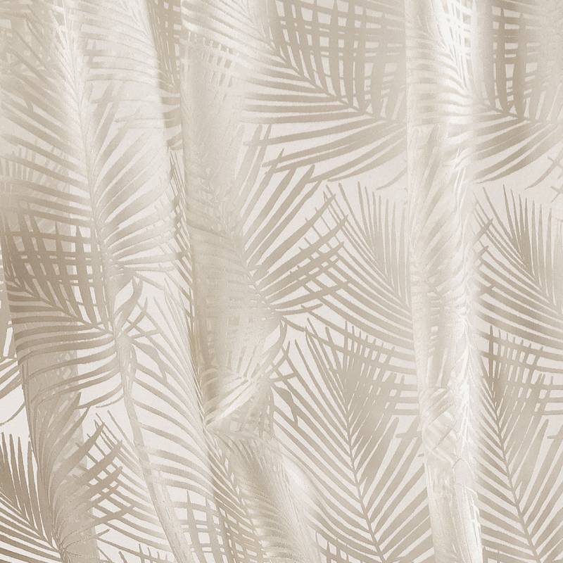 Sarthou voilage grande largeur motif  tropical AquaClean anti-tâches et lavable, de Casal, vendu par la rime des matieres, bon plan tissu