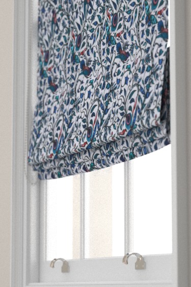Rousseau tissu imprimé tropical animalier pour rideaux, de Clarke & Clarke, vendu par la rime des matieres, bon plan tissu