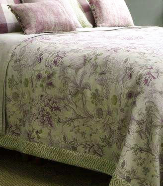 sissinghurst tissu ameublement lin motif floral lavable fauteuil et canap clarke et clarke vendu par la rime des matieres