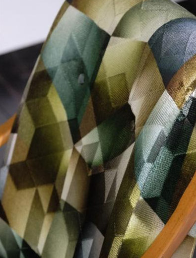Maurier tissu ameublement designers guild, motif kalidoscope, pour fauteuil, vendu par la rime des matieres, bon plan tissu et frais de port offerts 
