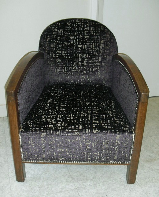 tissu dimitri casal pour fauteuil art déco rétro