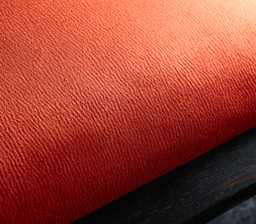 Ginkgo tissu lavable aspect daim de Houls pour chaise fauteuil et canap, vendu par la rime des matieres bon plan tissu