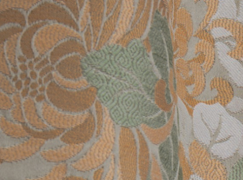 kyoto tissu ameublement imprimé style japonisant de Jean Paul Gaultier pour fauteuil, canapé et rideau, vendu par la rime des matieres
