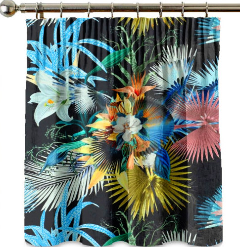 Oiseau de Bengale tissu ameublement lavable de Christian Lacroix,  pour chaise,fauteuil, canap, coussins et rideaux, vendu par la rime des matieres, bon plan tissu et frais de port offerts