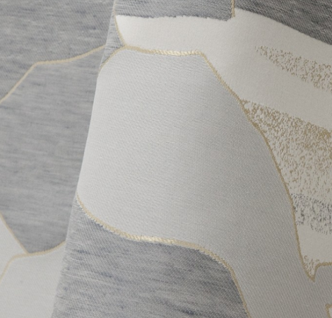 Calanques tissu imprimé paysage de Lelièvre pour rideaux, tentures et coussins, vendu par la rime des matieres