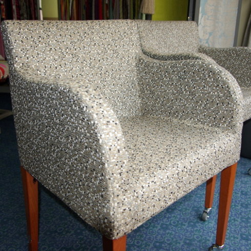 chaise tissu imprimé caracalla lelièvre vendu par la rime des matieres