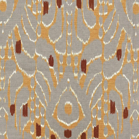 tissu ameublement Ikati de Lelivre,  lin naturel motif ikat moderne,  pour rideaux, stores et coussins, tissu vendu par la rime des matieres, bon plan et frais de port offerts