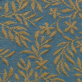 Rameaux tissu ameublement petit motif de style, de Lelièvre, pour fauteuil, canapé et rideaux, vendu par la rime des matieres, bon plan tissu ameublement