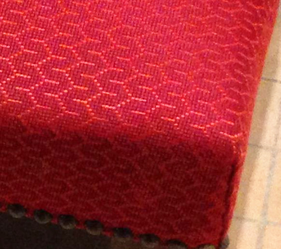 fauteuil retro tissu imprim lavable strada lelivre vendu par la rime des matieres