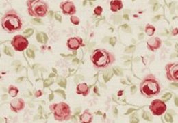 maude tissu ameublement lavable imprim fleurs pour rideaux, fauteuil et canap de Clarke & Clarke vendu par la rime des matieres bon plan tissu
