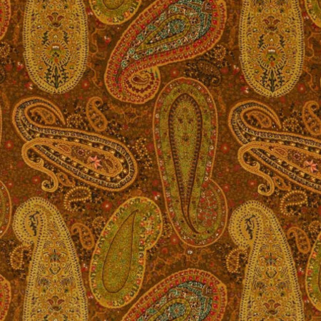 fauteuil tissu velours peregrine paisley,  motif cachemire,  de Mulberry Home, vendu par la rime des matieres, bon plan tissu et frais de port offerts