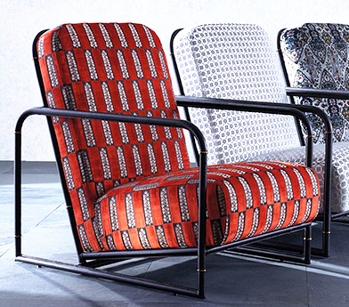 arcadia tissu ameublement velours et toile pour fauteuil canapé rideaux de osborne & little vendu par la rime des matieres
