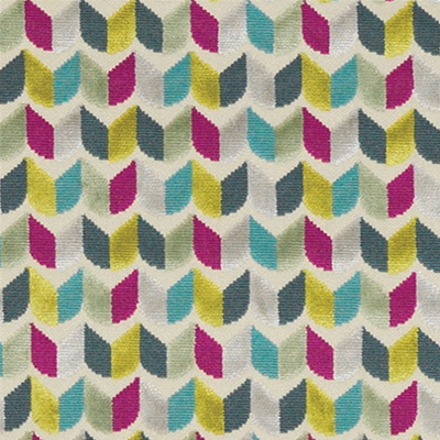 Basie tissu ameublement velours imprim graphique pour fauteuil canap rideaux de Osborne & Little vendu par la rime des matieres bon plan tissu
