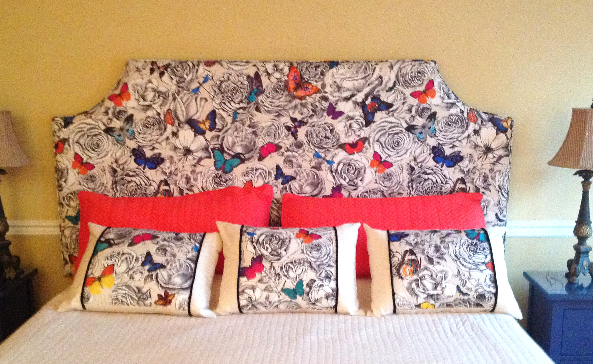 butterfly garden tissu ameublement  rideau, dessus de lit osborne & little vendu par la rime des matieres