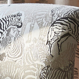 Tissu Damara motif zbre, de Prestigious Textles, vendu par la rime des matieres, bon plan tissu et frais de port offerts