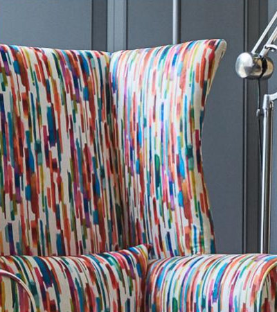 Jasper tissu ameublement lavable motif abstrait style aquarelle  de Prestigious Textiles, pour chaise, fauteuil, canap, stores, rideau et coussin, vendu par la rime des matieres, bon plan tissu et frais de port offerts