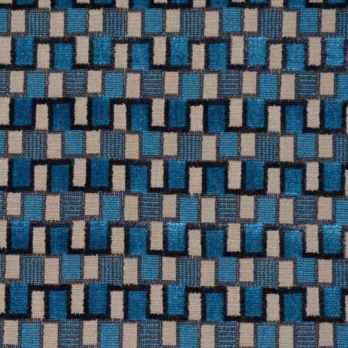 tissu fauteuil casal sparte motif géométrique vendu par la rime des matieres