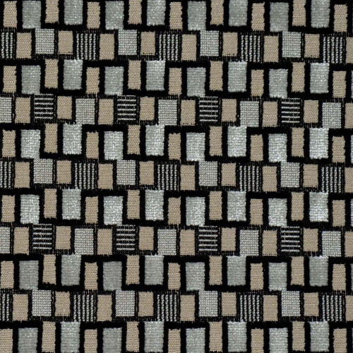 tissu Sparte imprim graphique de Casal pour chaise, fauteuil et canap, vendu par la rime des matieres bon plan tissu
