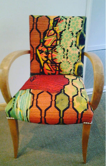 tissu ameublement woodstock style art dco vintage pour fauteuil bridge