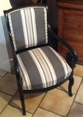 restauration fauteuil Louis Philippe