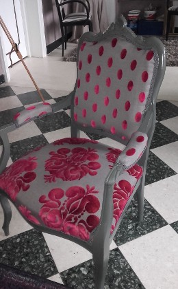fauteuil Louis XV tissus beaubourg et galliera casal