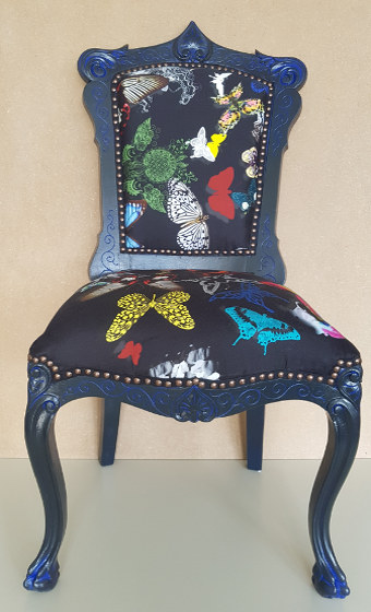 chaise tissu Butterfly Parade papillons de Christian Lacroix
