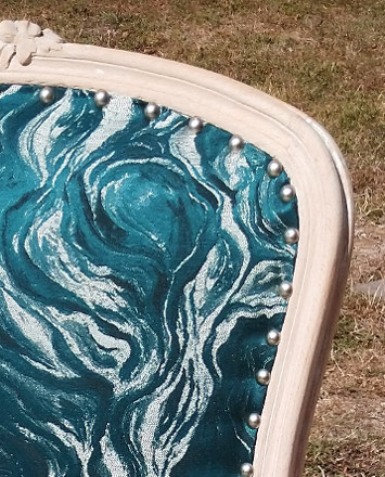 Lavico tissu ameublement lavable motif  marbre, de Clarke & Clarke, pour chaise, fauteuil, canapé, rideaux et coussins, vendu par la rime des matieres, bon plan tissu