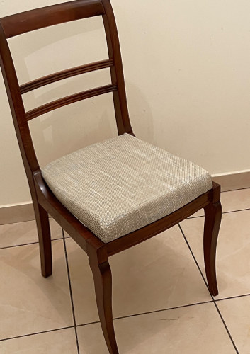 chaise et tissu Iona de Designers Guild, faux uni élégant et lumineux, lavable, vendu par la rime des matieres, bon plan tissu et frais de port offerts, 