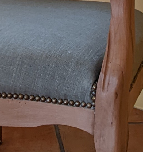 Cuba Libre tissu ameublement au mètre uni en lin mélangé de luciano marcato pour rideau, chaise, fauteuil et canapé vendu par la rime des matieres bons plans tissu
