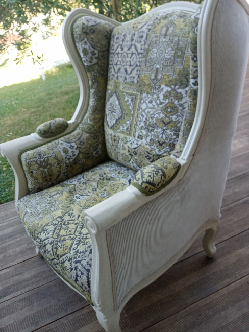 bergre et tissus Kilim et velours uni cotel Corda