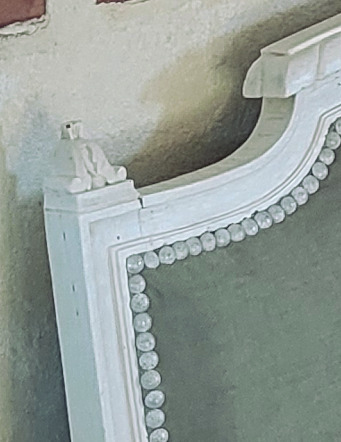 canap Louis XVI et tissu Amara anti-taches, tissunvendu par la rime des matieres, bpn plan tissu et frais de port offerts