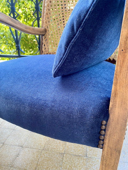 tissu Amara non feu, uni doux Aquaclean traitement anti tache et non feu, ve,du par la rime des matieres, bon plan tissu et frais de port offerts 