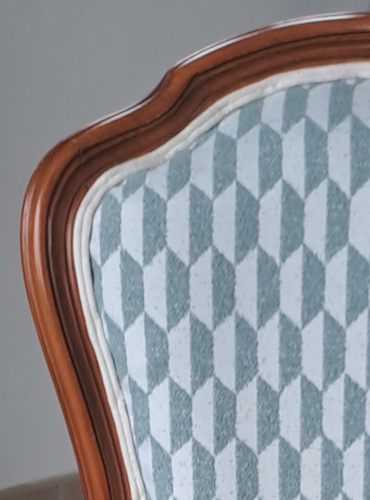 fauteuil cabriolet et tissu SAVANNA coloris cladon, trait AquaClean anti-taches, tissu d'ameublement vendu par la rime des matieres, bon plan tissu et frais de port offerts