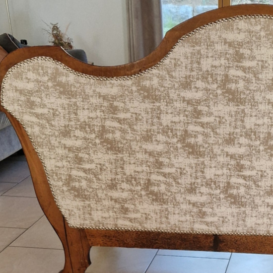 canapé et tissu FANTINO faux uni bicolore anti-tache et lavable, tissu Casal vendus par la rime des matieres, bon plan tissu d'ameublement et frais de port offerts