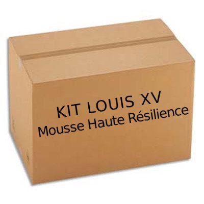 kit mousse pour tapisser un fauteuil louis XV