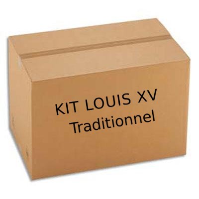 kit avec fournitures tapissier pour retapisser un fauteuil louis XV