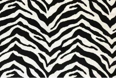 Africa tissu d'ameublement velours peau de zèbre, vendu par la rime des matières, bon plan tissu et frais de port offerts