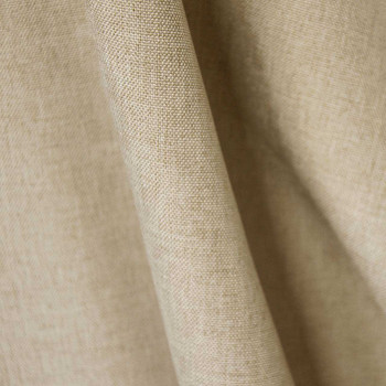 Atlas tissu ameublement uni grande largeur effet lin de Casal, pour rideaux, fauteuil et canapé, vendu par la rime des matieres bon plan tissu et frais de port offerts