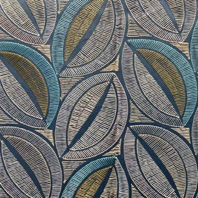 tissu ameublement Bohme design vgtal style Art Dco de Casal, pour coussins et rideaux, vendu par la rime des matieres, bon plan tissu et frais de port offerts