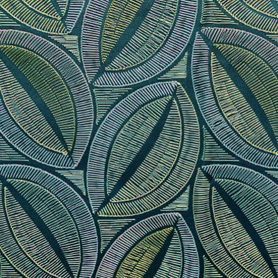 tissu ameublement Bohme design vgtal style Art Dco de Casal, pour coussins et rideaux, vendu par la rime des matieres, bon plan tissu et frais de port offerts