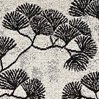 tissu ameublement Canoas aquaclean anti-tache, non feu et lavable motif végétal stylisé, de Casal, pour chaise, fauteuil et canapé, rideau et coussin, vendu par la rime des matieres, bon plan tissu et frais de port offerts