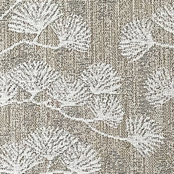 tissu ameublement Canoas aquaclean anti-tache, non feu et lavable motif végétal stylisé, de Casal, pour chaise, fauteuil et canapé, rideau et coussin, vendu par la rime des matieres, bon plan tissu et frais de port offerts