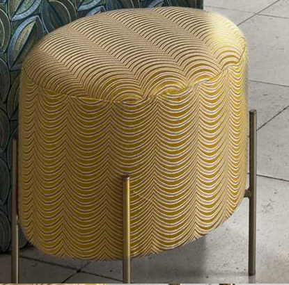 tissu ameublement Daum design graphique style Art Déco de Casal, pour chaise, fauteuil, canapé, coussins et rideaux, vendu par la rime des matieres, bon plan tissu et frais de port offerts