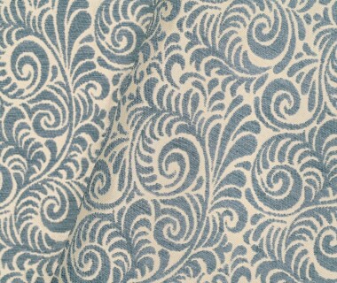tissu ameublement DIDO grande largeur et lavable, jacquard motif arabesques ornementales, de Casal, pour chaise, fauteuil, canapé, coussins et rideaux, vendu par la rime des matieres, bon plan tissu et frais de port offerts