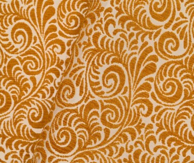 tissu ameublement DIDO grande largeur et lavable, jacquard motif arabesques ornementales, de Casal, pour chaise, fauteuil, canapé, coussins et rideaux, vendu par la rime des matieres, bon plan tissu et frais de port offerts