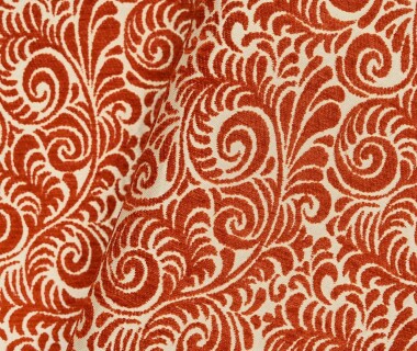 tissu ameublement DIDO grande largeur et lavable, jacquard motif arabesques ornementales, de Casal, pour chaise, fauteuil, canap, coussins et rideaux, vendu par la rime des matieres, bon plan tissu et frais de port offerts