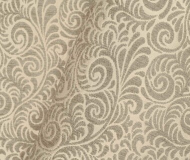 tissu ameublement DIDO grande largeur et lavable, jacquard motif arabesques ornementales, de Casal, pour chaise, fauteuil, canapé, coussins et rideaux, vendu par la rime des matieres, bon plan tissu et frais de port offerts